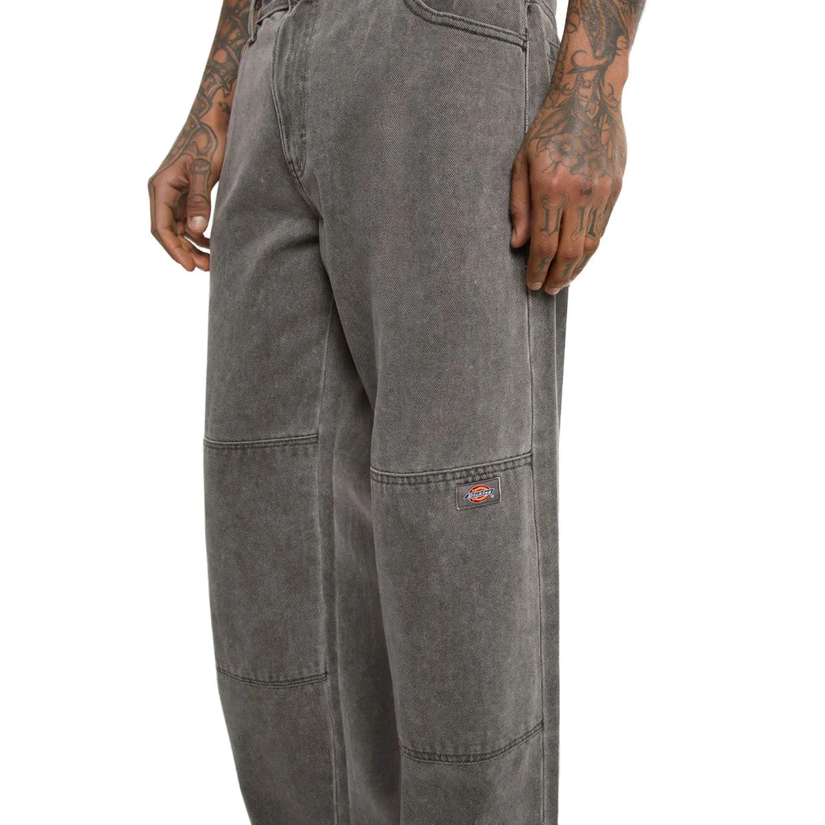 Dickies Double Knee Denim Jeans - Grey Wash Tinited sold by CCS product image thumbnail 4