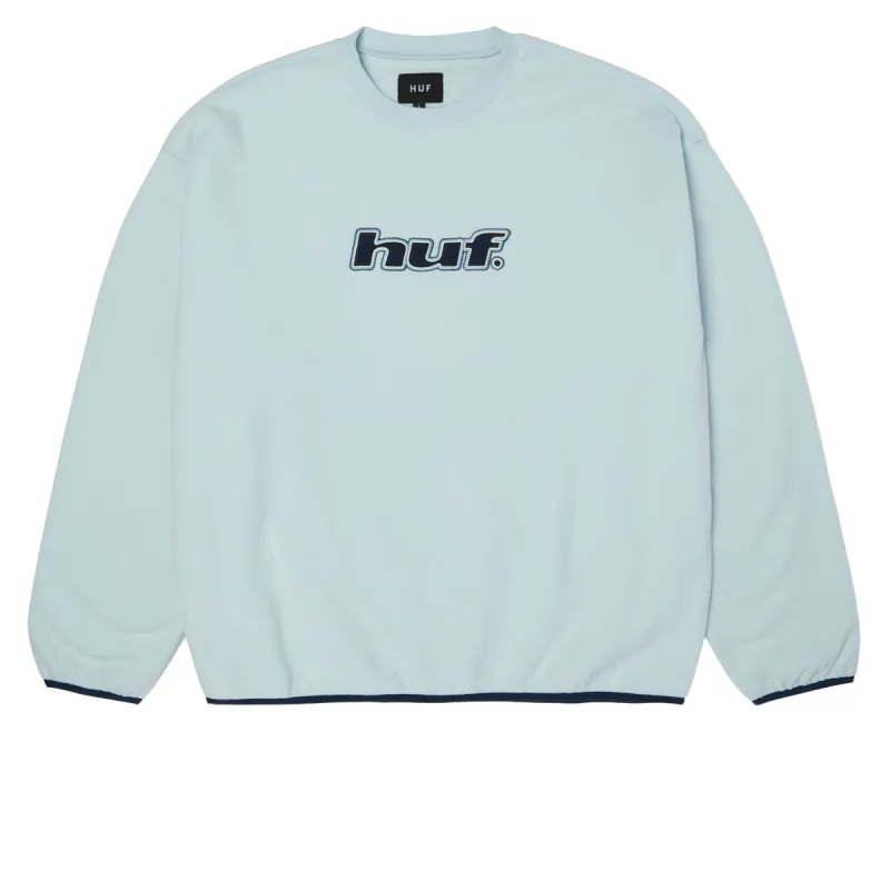 HUF H Dot Polar Fleece Sweatshirt - Sky made by HUF