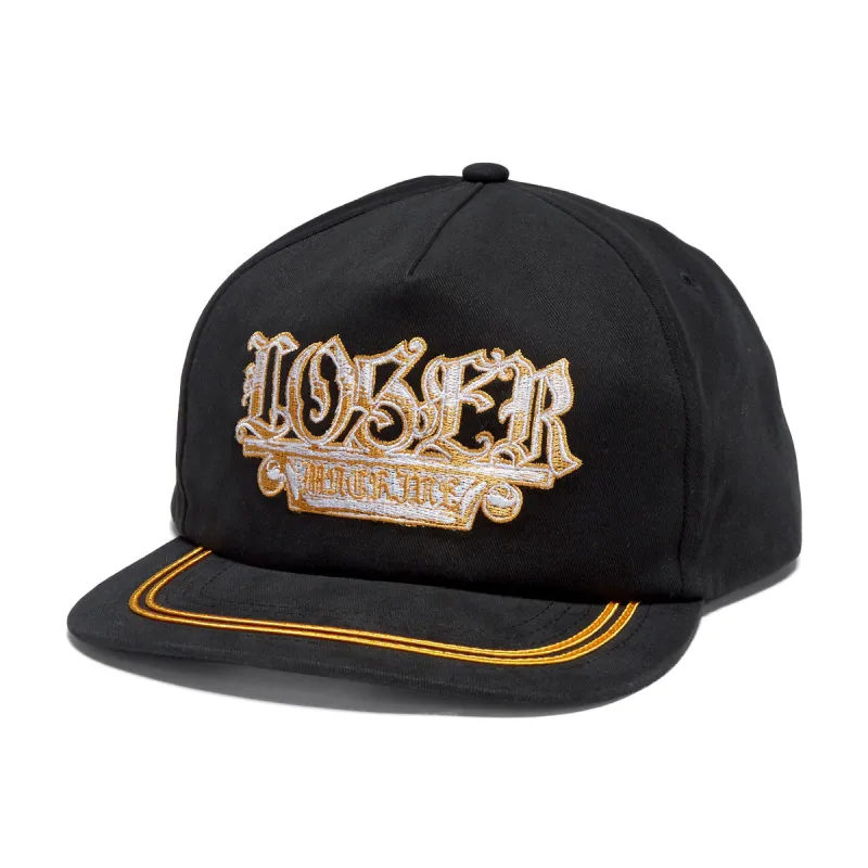 Loser Machine Plaque Hat - Black sold by CCS