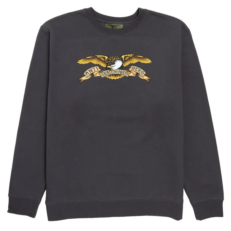 Anti-Hero Eagle Sweatshirt - Asphalt/Black Multi sold by CCS
