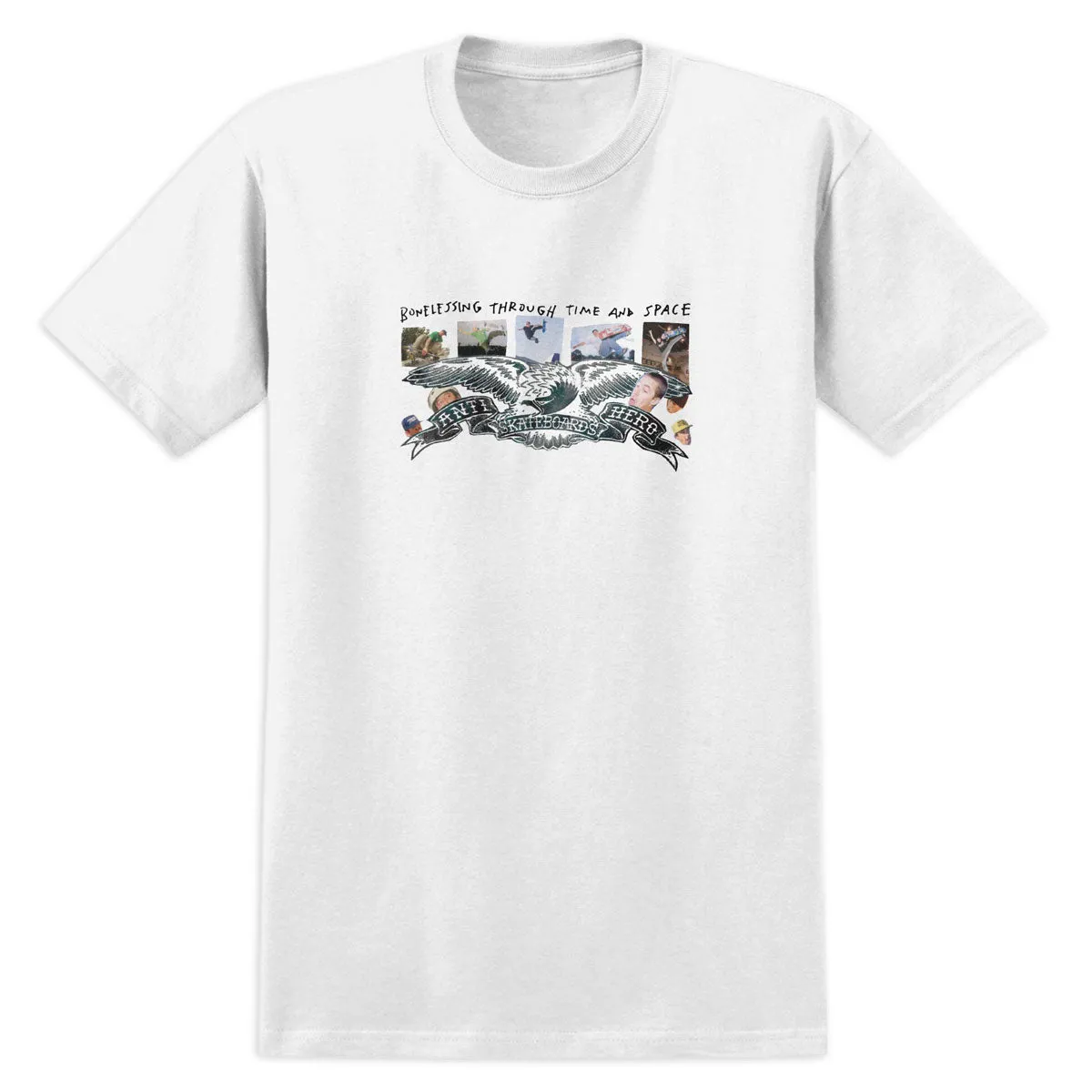 Anti-Hero Boneless In Space T-Shirt - White/Photo sold by CCS