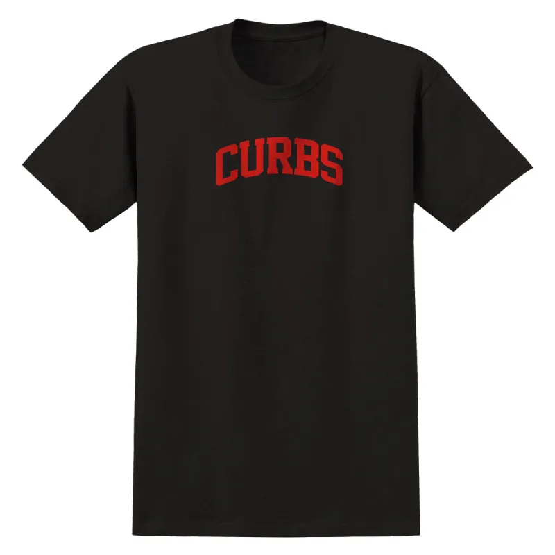 Real Curbs T-Shirt - Black/Red sold by CCS