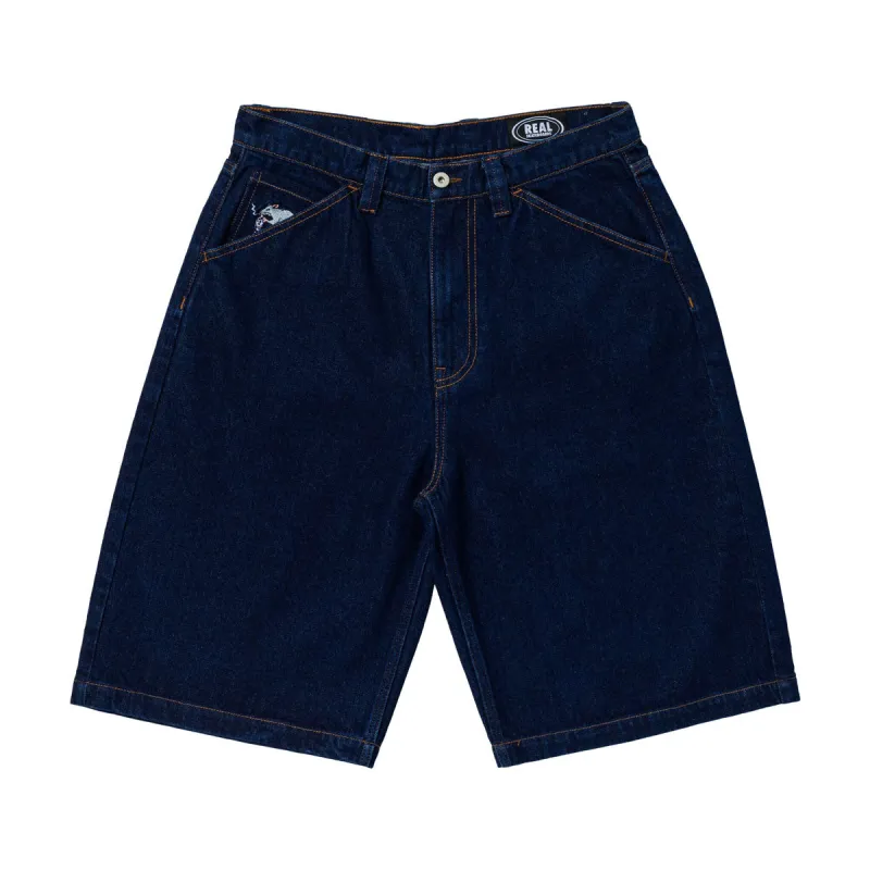 Real Street Cleaner Denim Shorts - Dark Wash sold by CCS