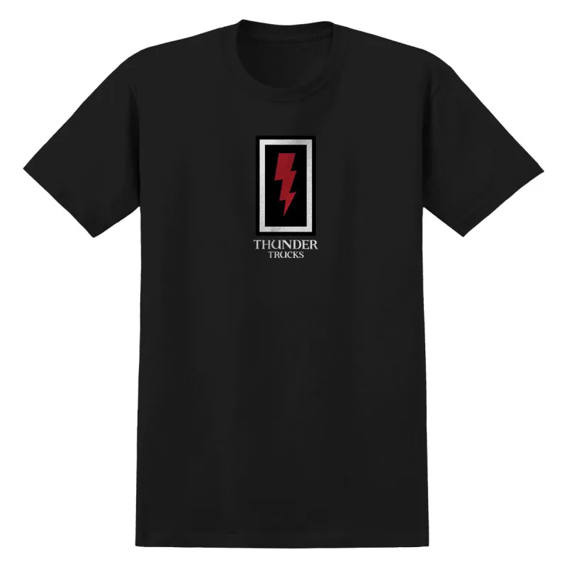 Thunder Boxed Bolt T-Shirt - Black/Red/White/Black sold by CCS