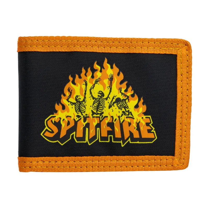 Spitfire Hellfire Bi-Fold Wallet - Black/Orange sold by CCS