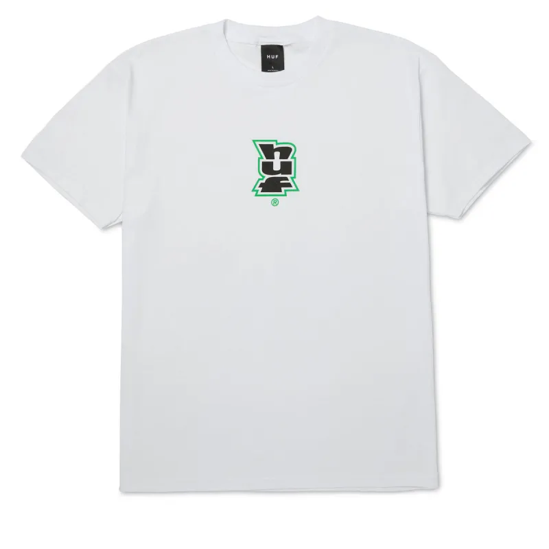 HUF Megablast Multi T-Shirt - White sold by CCS