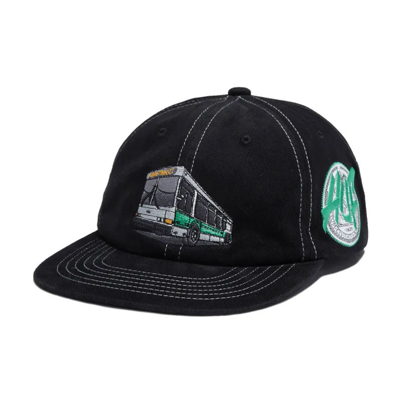 HUF Transport Connection Snapback Hat - Black sold by CCS