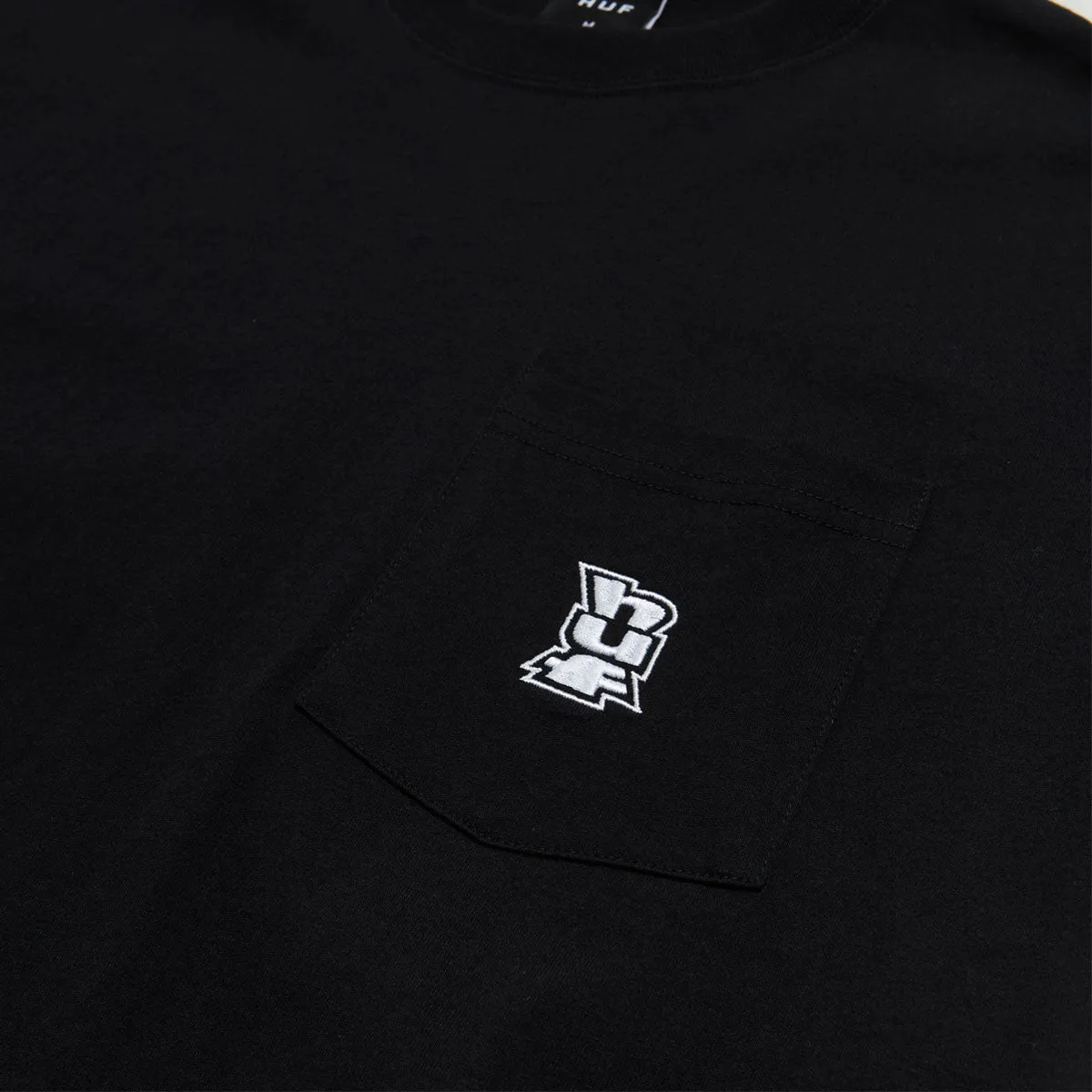 HUF Megablast Pocket T-Shirt - Black sold by CCS product image thumbnail 2