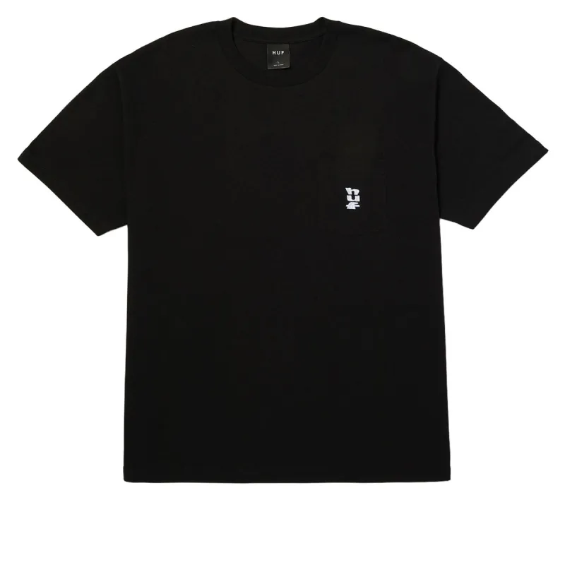 HUF Megablast Pocket T-Shirt - Black made by HUF