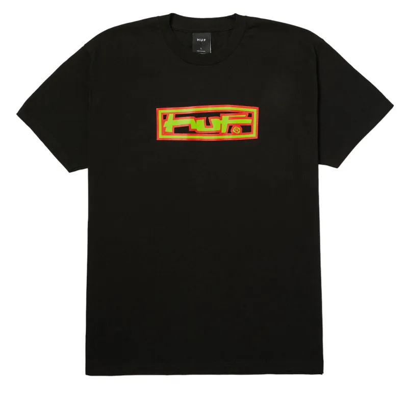 HUF Stretch T-Shirt - Black made by HUF