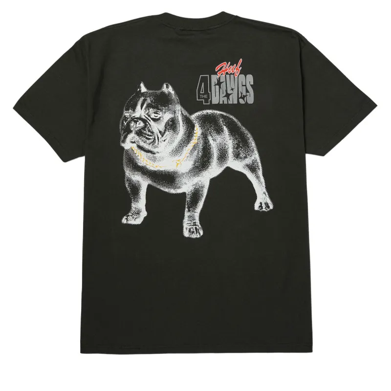 HUF 4 The Dawgs T-Shirt - Vintage Black made by HUF