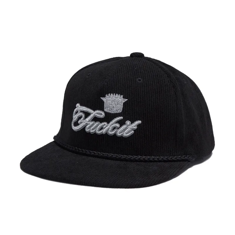HUF Fuck It Lux Snapback Hat - Black sold by CCS