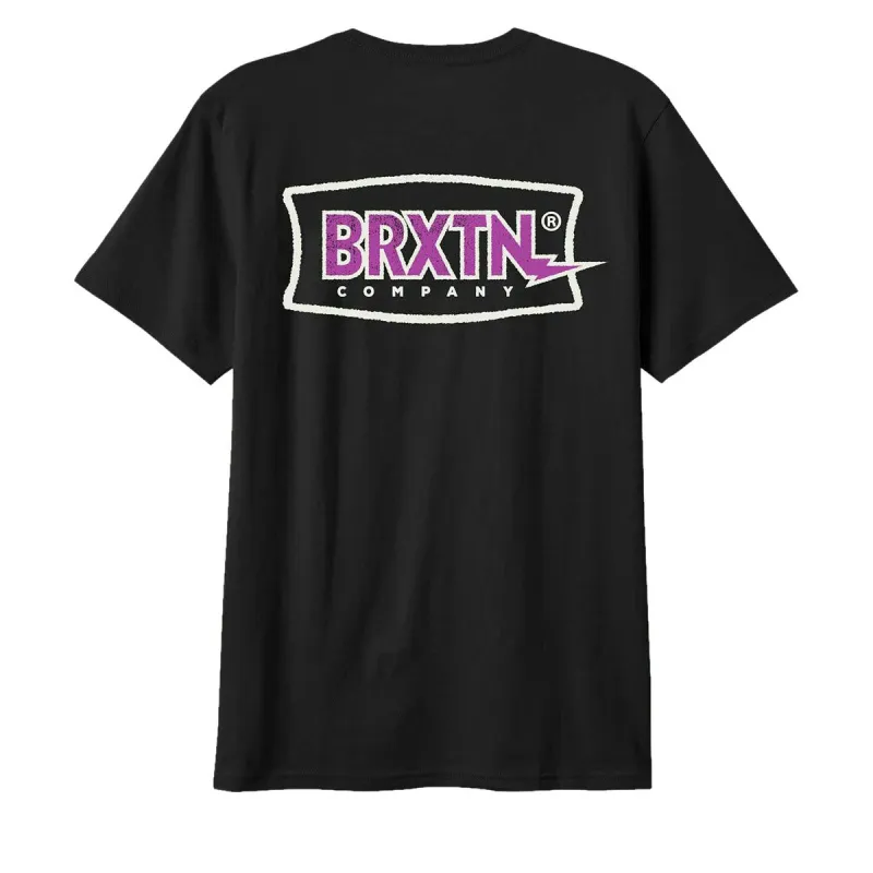 Brixton Lightning T-Shirt - Black made by Brixton