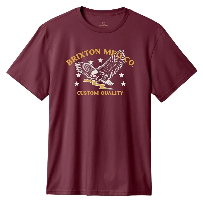 Brixton Lamont T-Shirt - Port Worn Wash sold by CCS