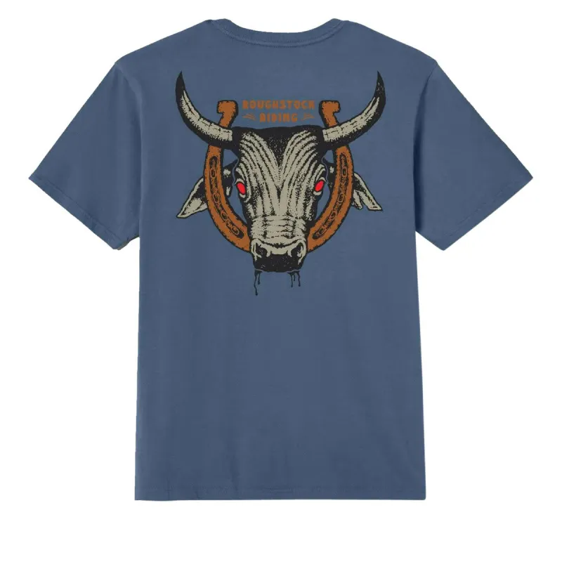 Brixton Roughstock T-Shirt - Harbor Blue made by Brixton