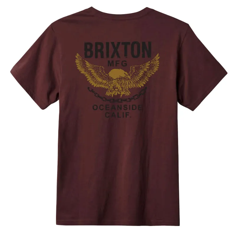 Brixton Waller T-Shirt - Port Worn Wash sold by CCS