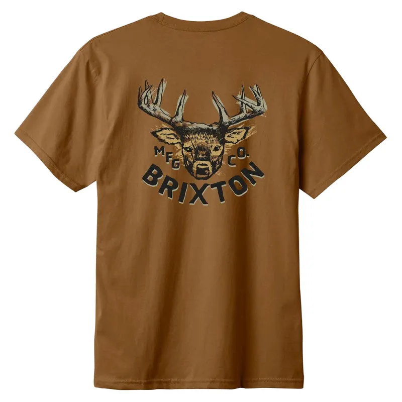 Brixton Berick Tailored T-Shirt - Washed Copper sold by CCS