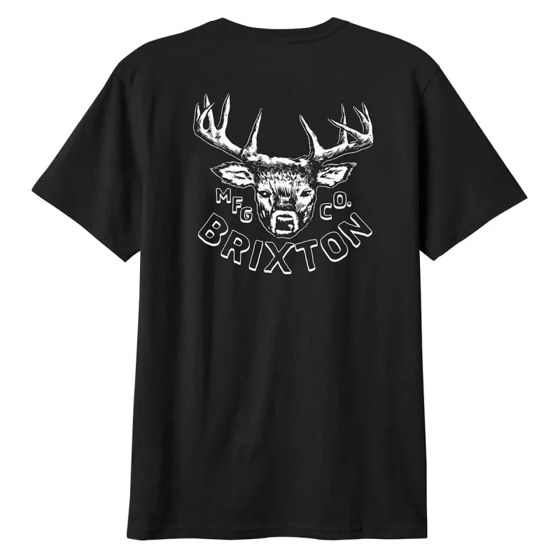 Brixton Berick Tailored T-Shirt - Black made by CCS