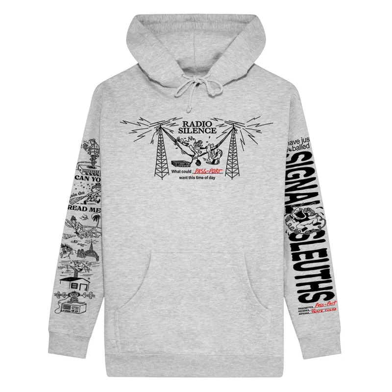 Passport Radio Silence Hoodie - Ash sold by CCS