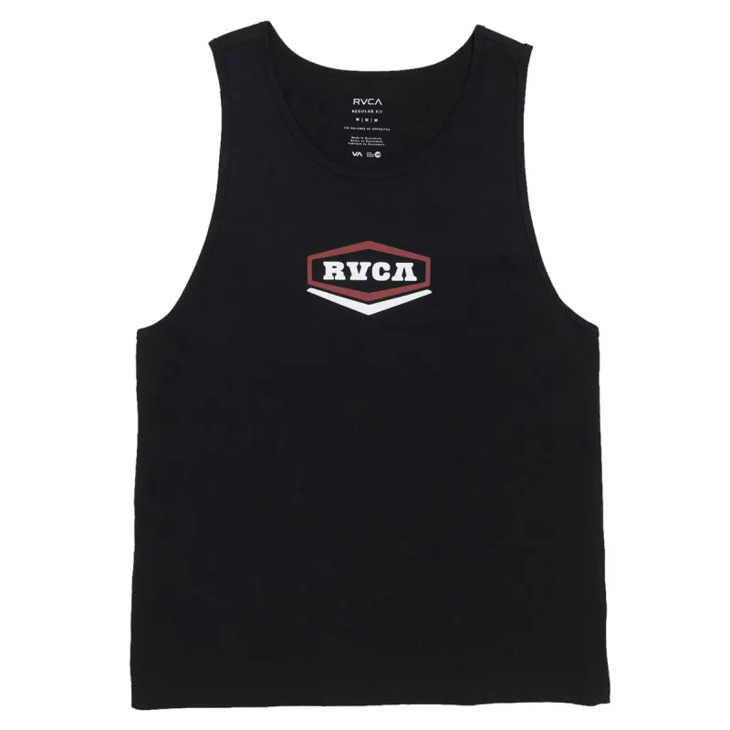 RVCA Hex Inc Tank Top - Black made by CCS