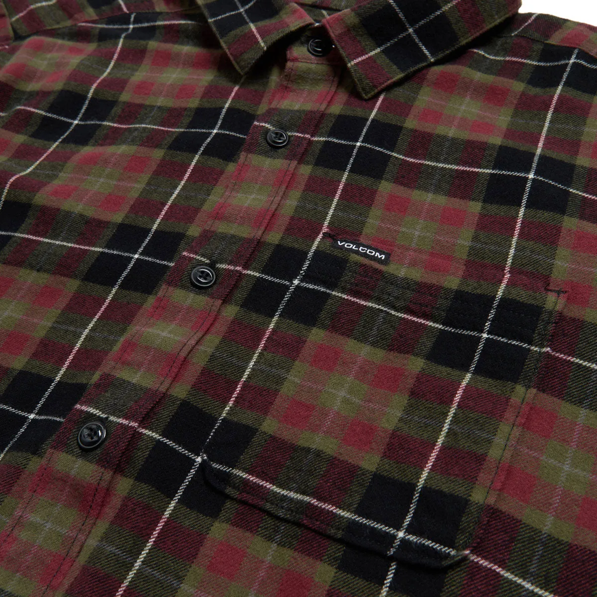 Volcom Caden Plaid Long Sleeve Shirt - Black 2025 sold by CCS product image thumbnail 3