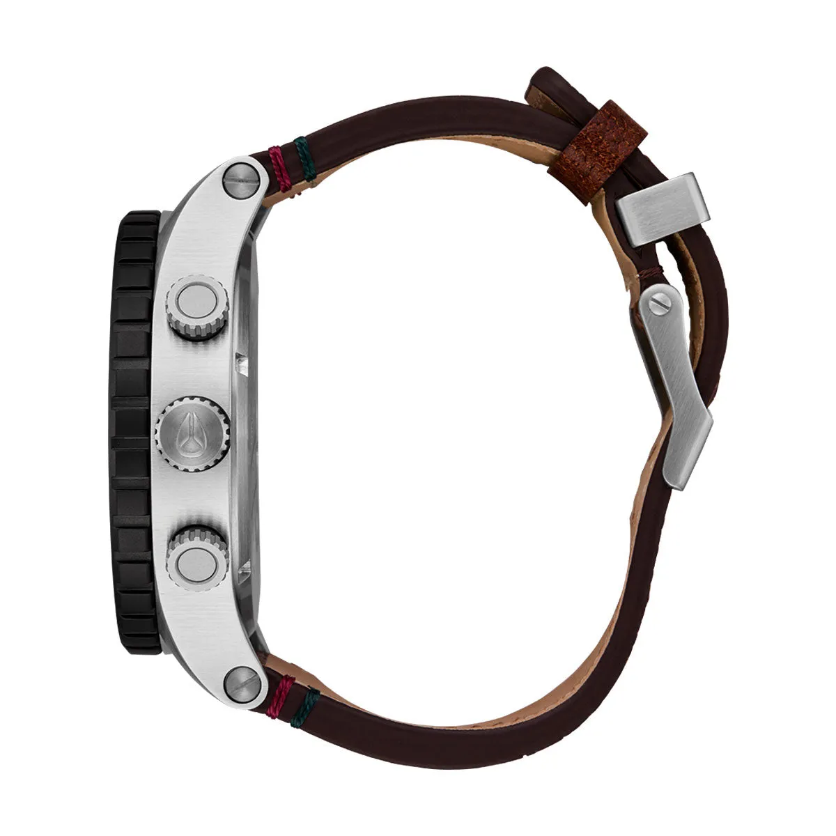 Nixon 51-30 Chrono Watch - Silver/Rosewood/Chocolate sold by CCS product image thumbnail 3