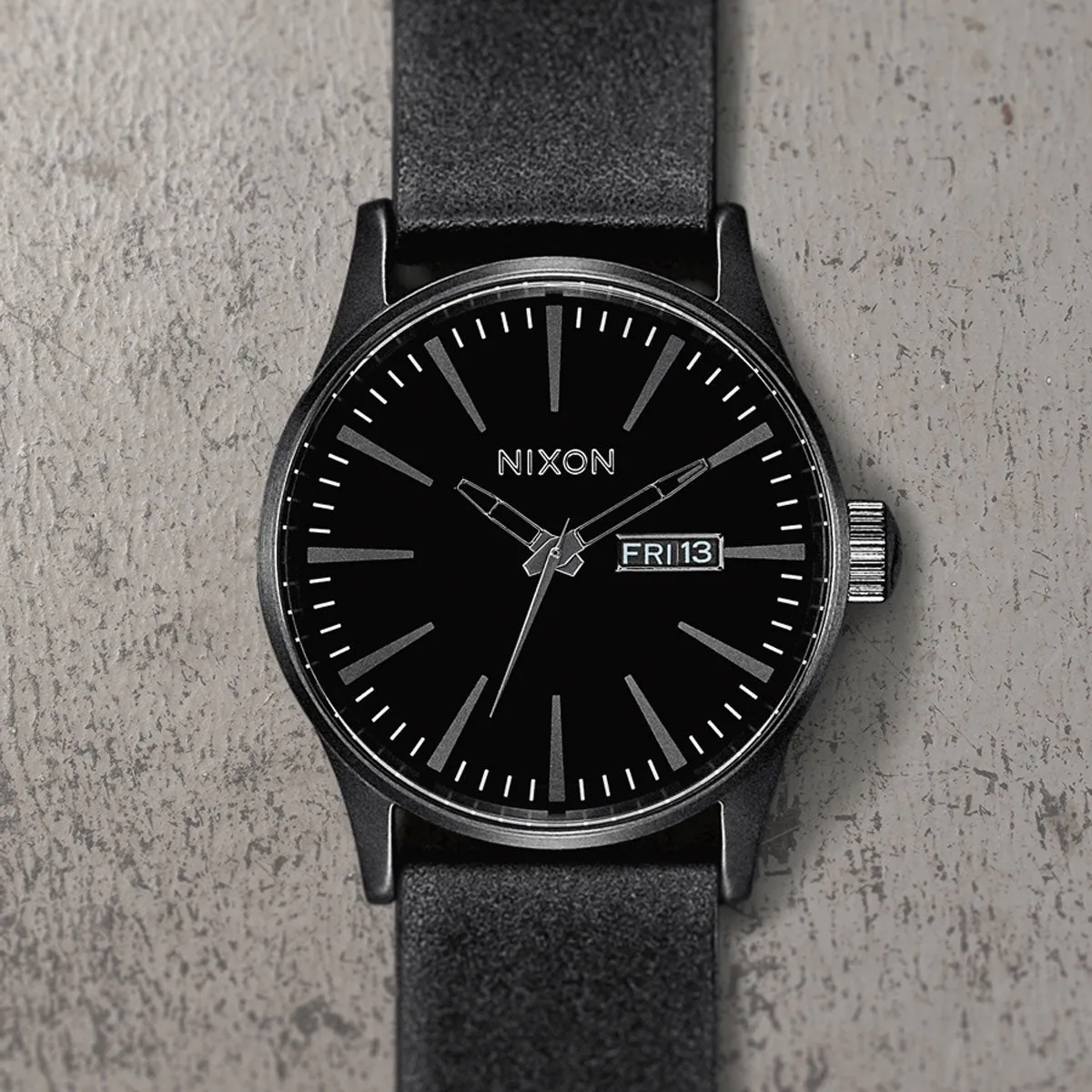 Nixon Sentry Leather Watch - All Black sold by CCS product image thumbnail 4