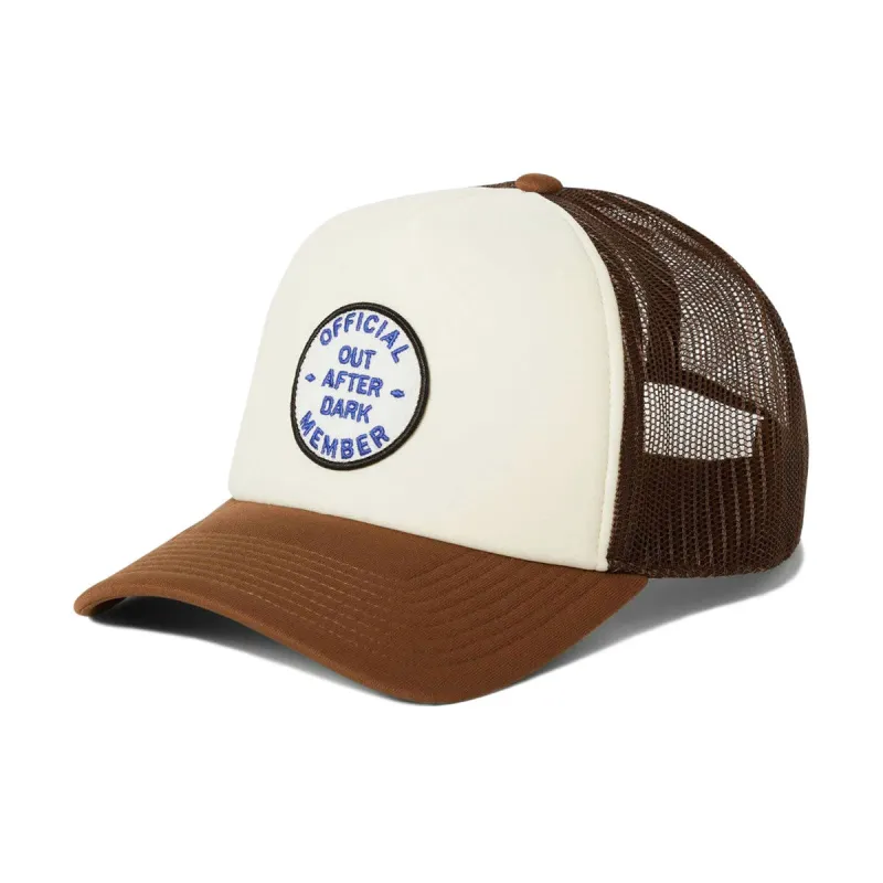 Brixton Out After Dark Np Hp Trucker Hat - Pinecone Brown/Whitecap sold by CCS