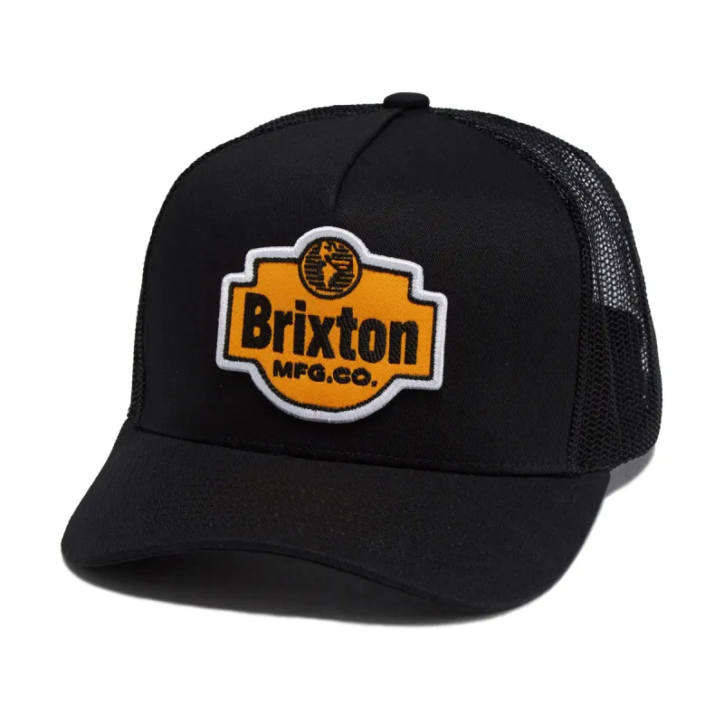 Brixton International C Np Mp Trucker Hat - Black/Black sold by CCS
