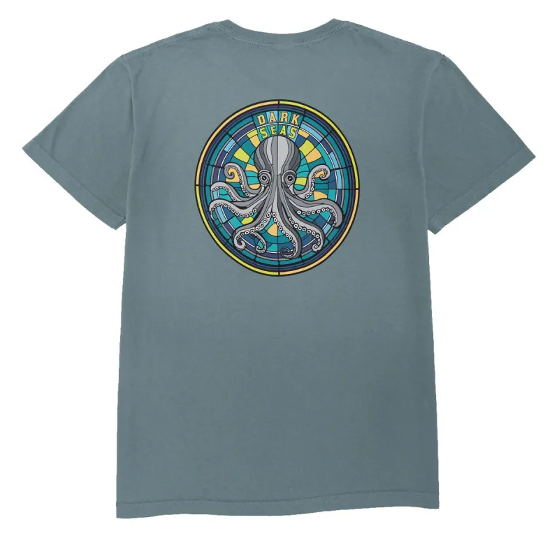 Dark Seas Octo-Glass T-Shirt - Stormy Sea sold by CCS