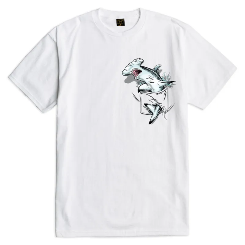 Dark Seas Hammer Pocket T-Shirt - White sold by CCS