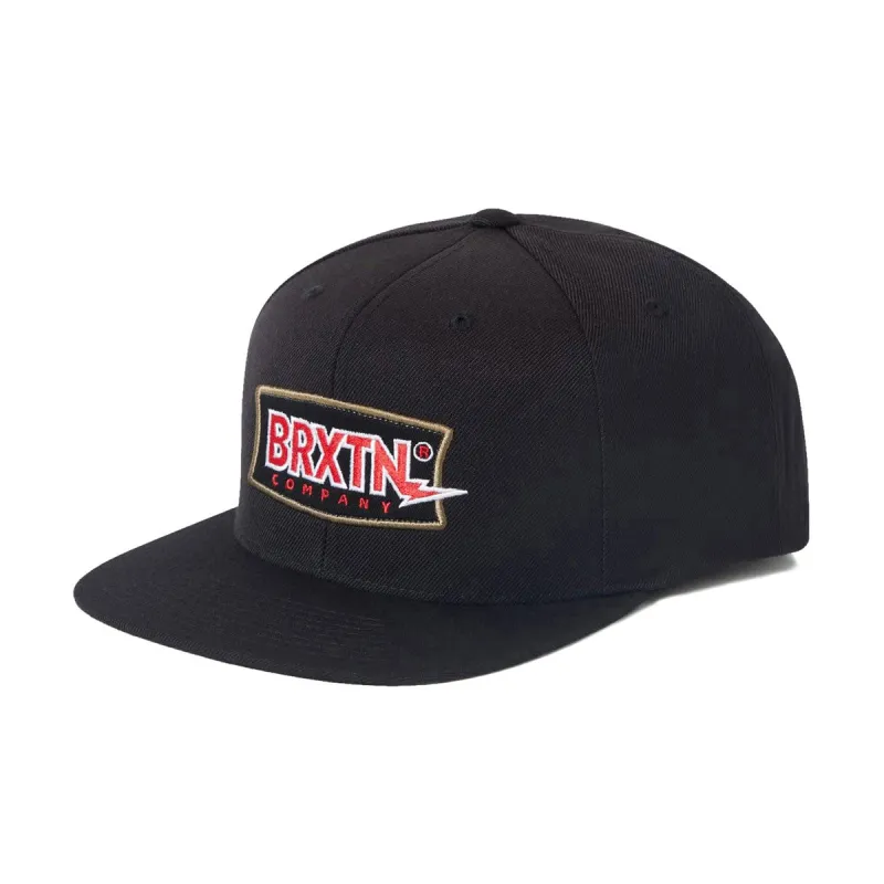 Brixton Lightning Mp Snapback Hat - Black sold by CCS