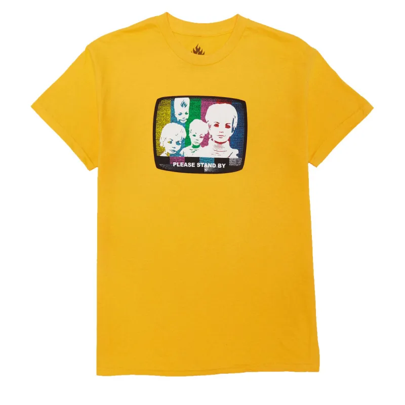 Black Label Stand By T-Shirt - Gold sold by CCS