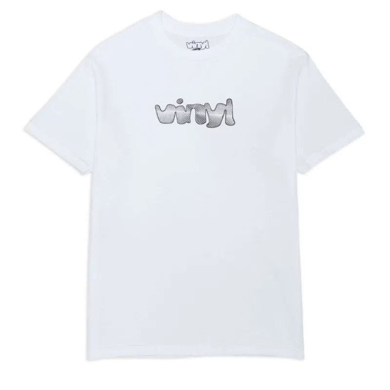 Vinyl Spiral Logo T-Shirt - White sold by CCS