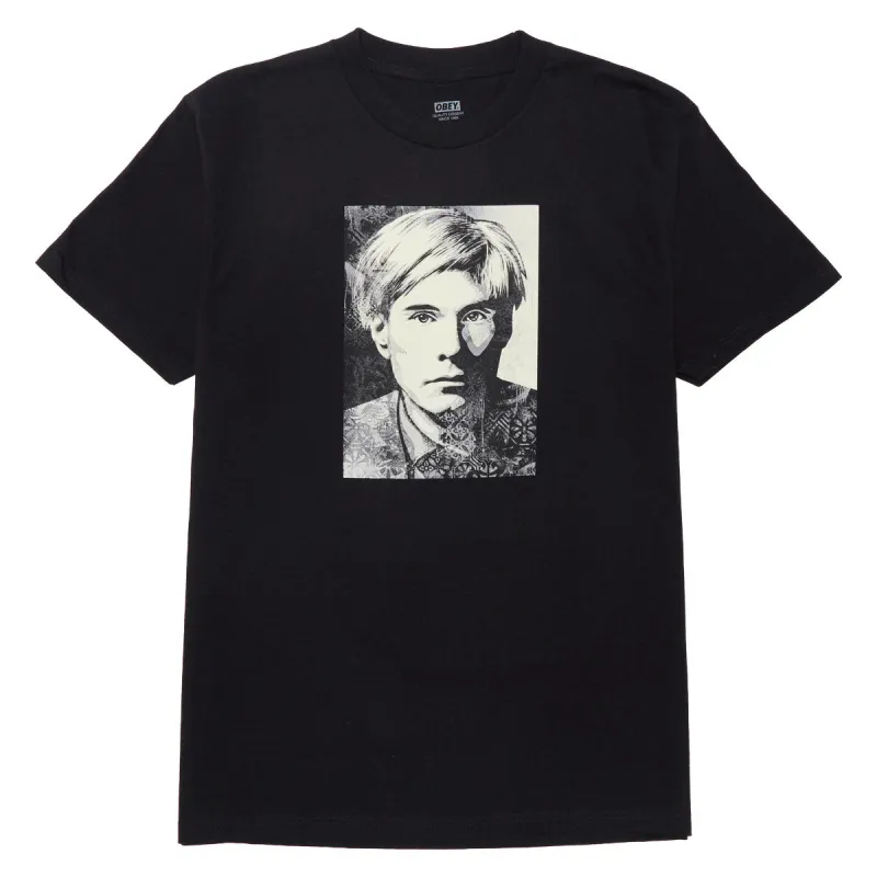 Obey Warhol T-Shirt - Black sold by CCS