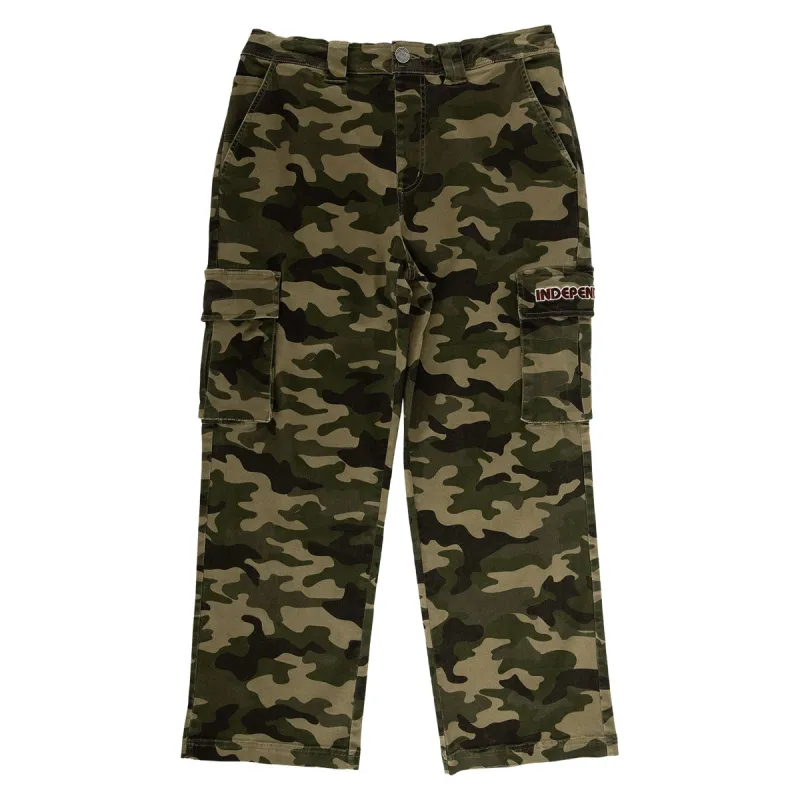 Independent Groundwork Cargo Pants - Camo sold by CCS