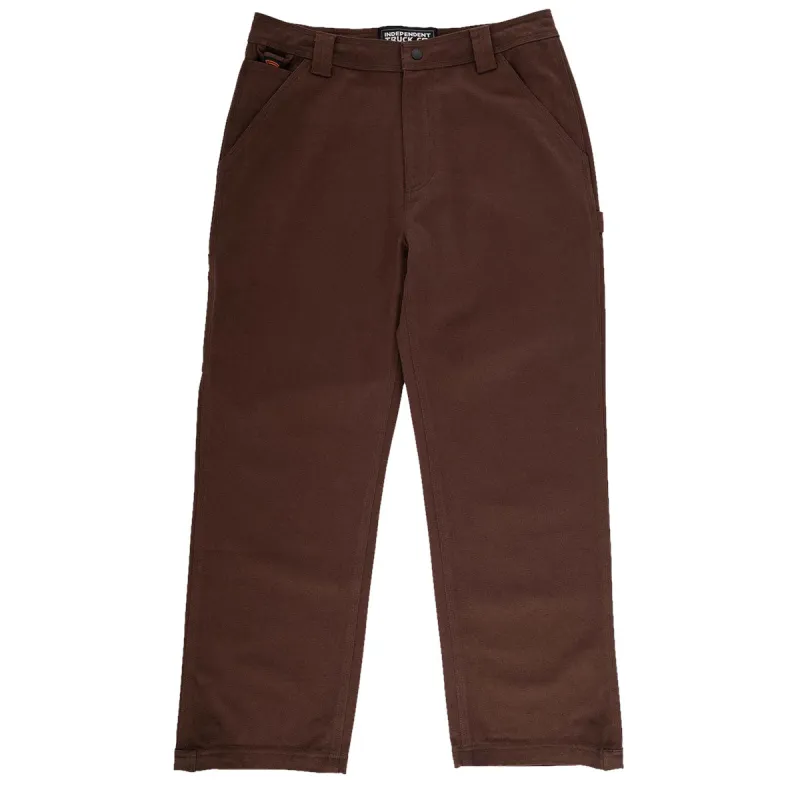 Independent Built To Grind Utility Pants - Chocolate sold by CCS