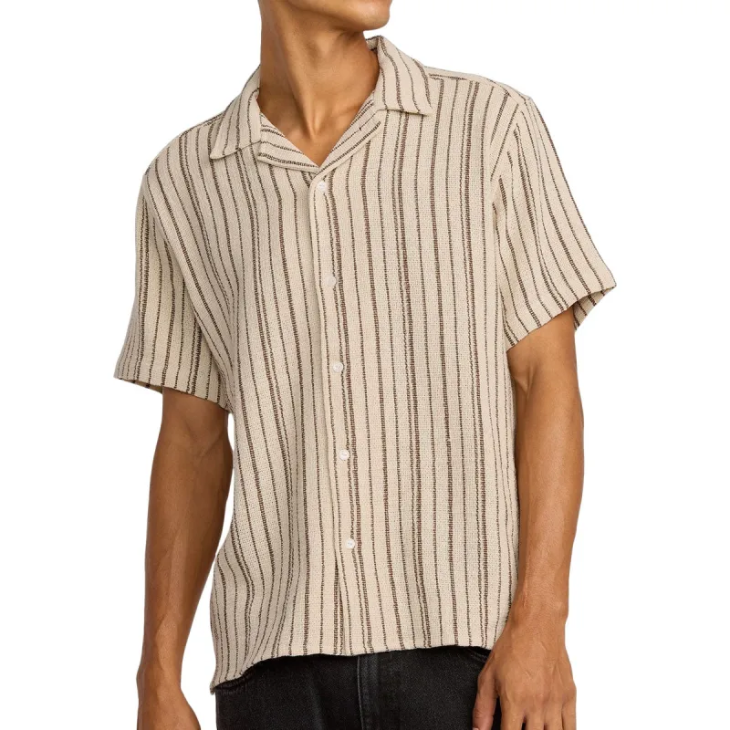 RVCA Vacancy Stripe Shirt - Ceramic sold by CCS