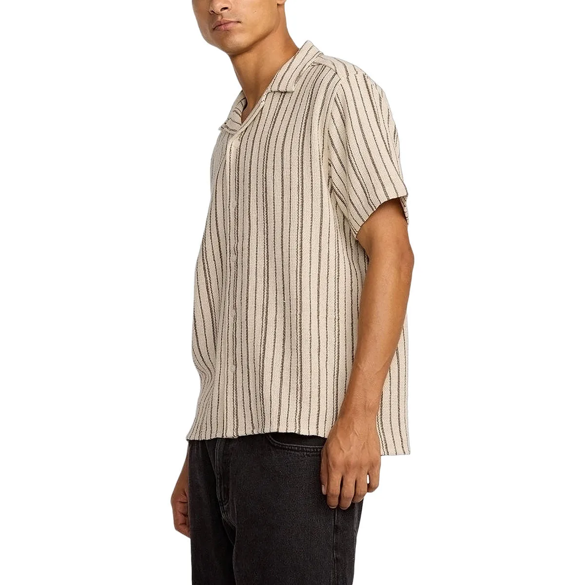 RVCA Vacancy Stripe Shirt - Ceramic sold by CCS product image thumbnail 3