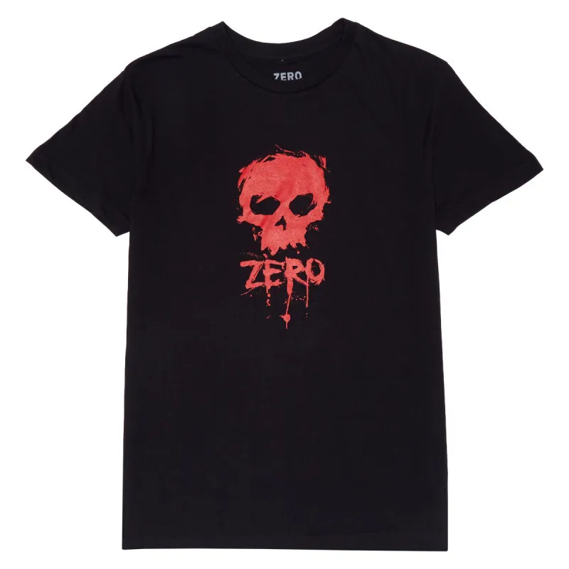 Zero Blood Skull T-Shirt - Black/Red sold by CCS