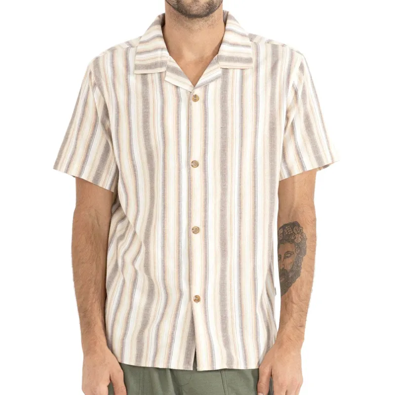 Rhythm Vacation Stripe Shirt - Tobacco sold by CCS