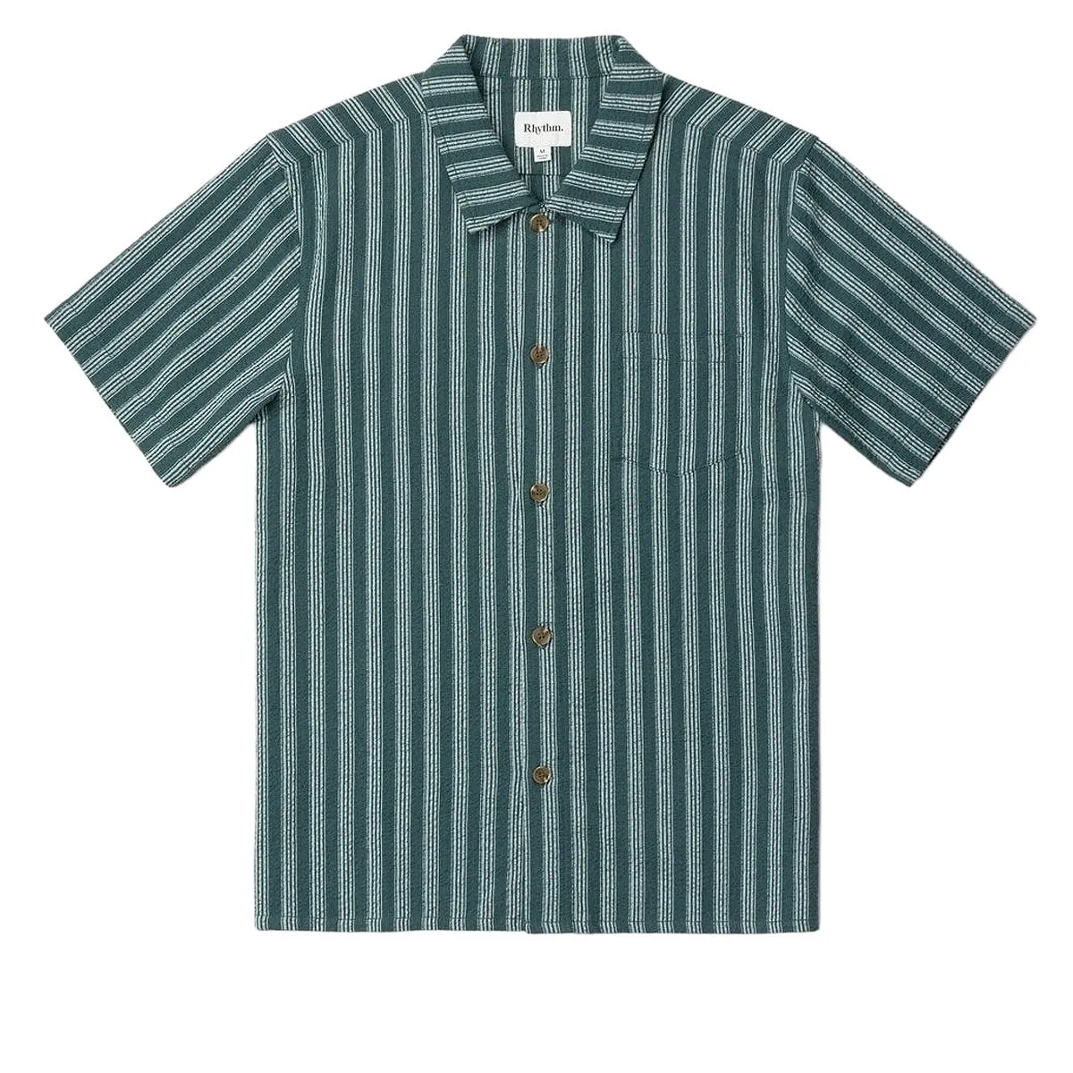 Rhythm Eli Stripe Shirt - Teal sold by CCS product image thumbnail 4