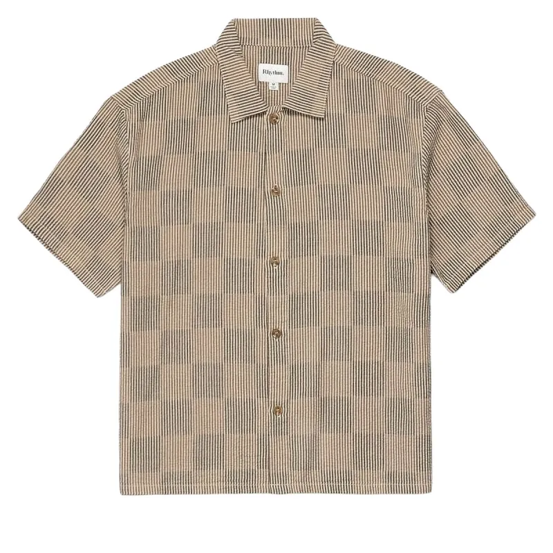 Rhythm Tanner Check Shirt - Tobacco sold by CCS