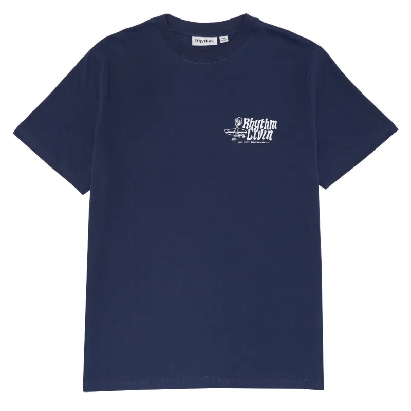 Rhythm Livin T-Shirt - Navy sold by CCS