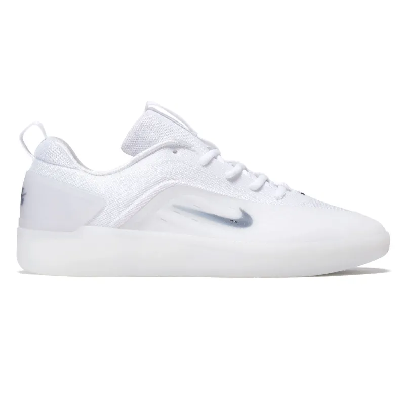 Nike SB Zoom Nyjah 4 Shoes - White/Black/White/Black sold by CCS