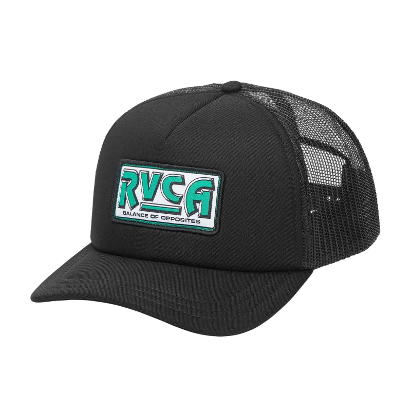 RVCA Service Foamy Trucker 2 Hat - Black made by RVCA