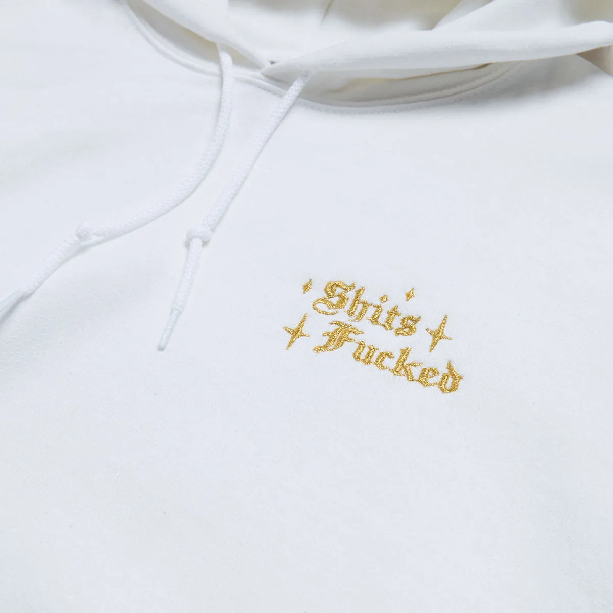 Designer Trash Mini Fucked Hoodie - White sold by CCS product image thumbnail 2