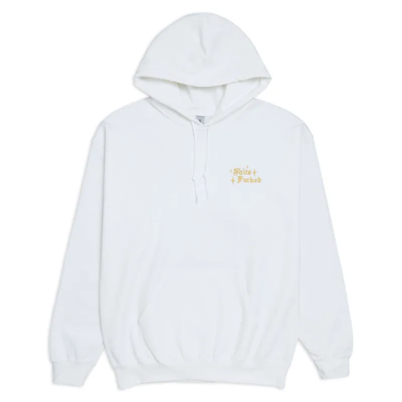 Designer Trash Mini Fucked Hoodie - White sold by CCS