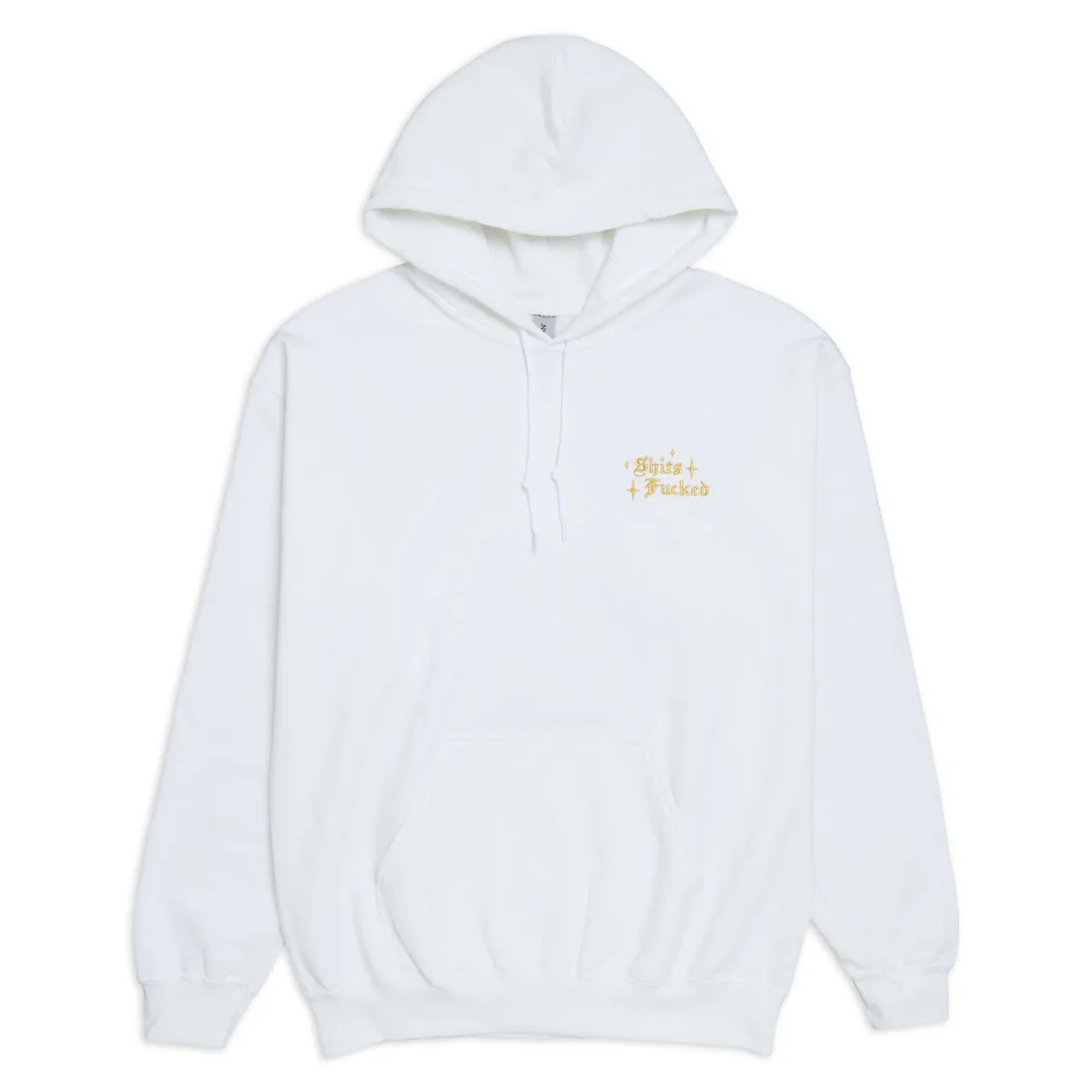 Designer Trash Mini Fucked Hoodie - White sold by CCS