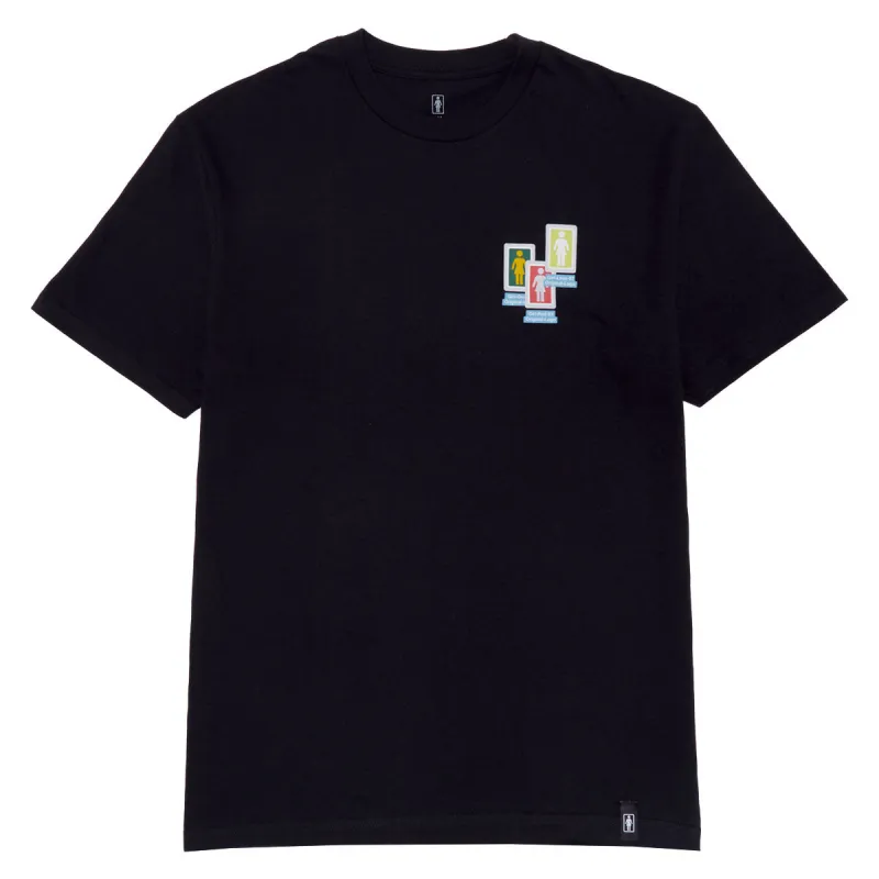 Girl Desktop Chaos T-Shirt - Black sold by CCS